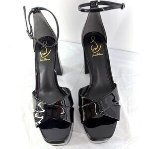 Sam Edelman Jullian Platform Sandals Ankle Strap Block Heels Women Size 7.5